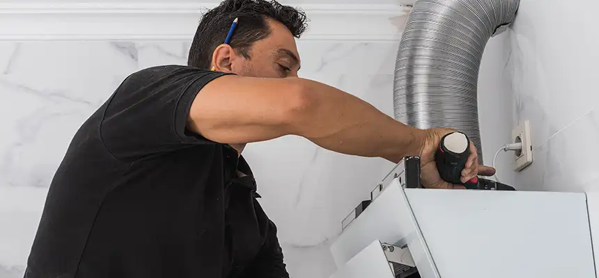 Precision In-wall Dryer Vent Cleaning & Rerouting Corrections in Hesperia, CA